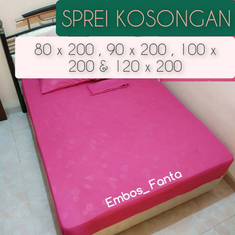 Sprei Kosongan Single Bed