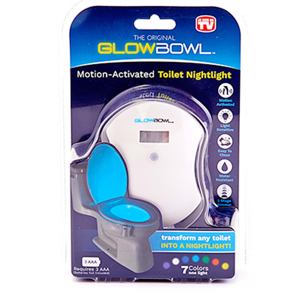 GLOW BOWL TOILET NIGHTLIGHT - Lampu Toilet 7 Warna