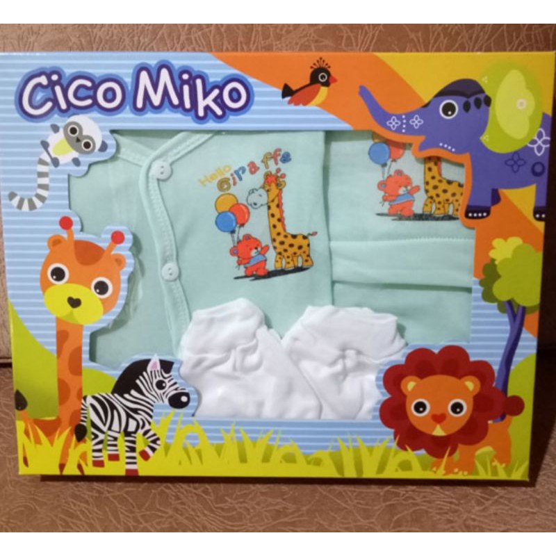 1box_baby set Cico Miko baju set bayi newborn/gift set baju bayi/kado bayi baru melahirkan