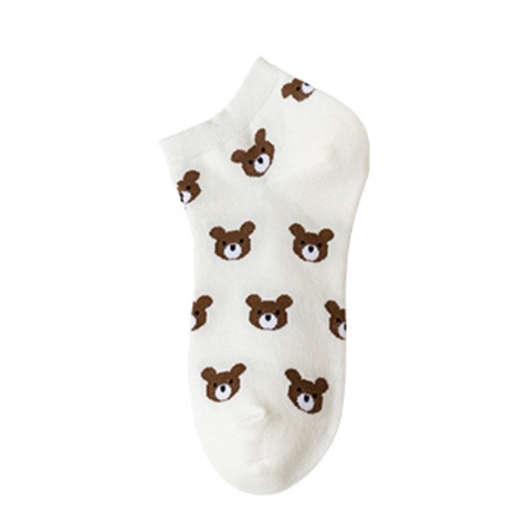 MURMURE.ID | KAOS KAKI WANITA MOTIF KARAKTER CUTE KAOS KAKI PENDEK MOTIF SEMATA KAKI IMPORT MURAH-BEAR - HEAD GROUP