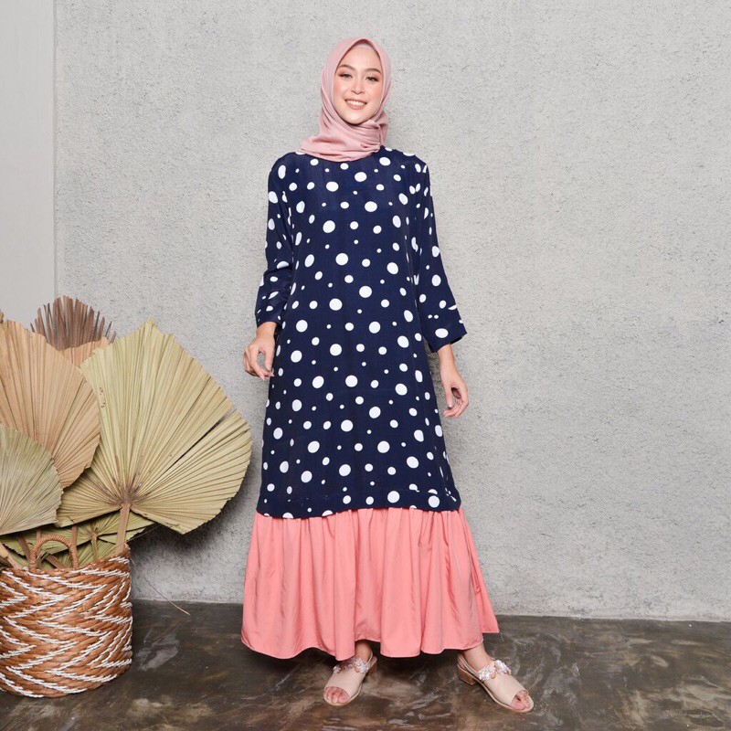 NUNA Athiya Dress Dotty By Nuna.id Original