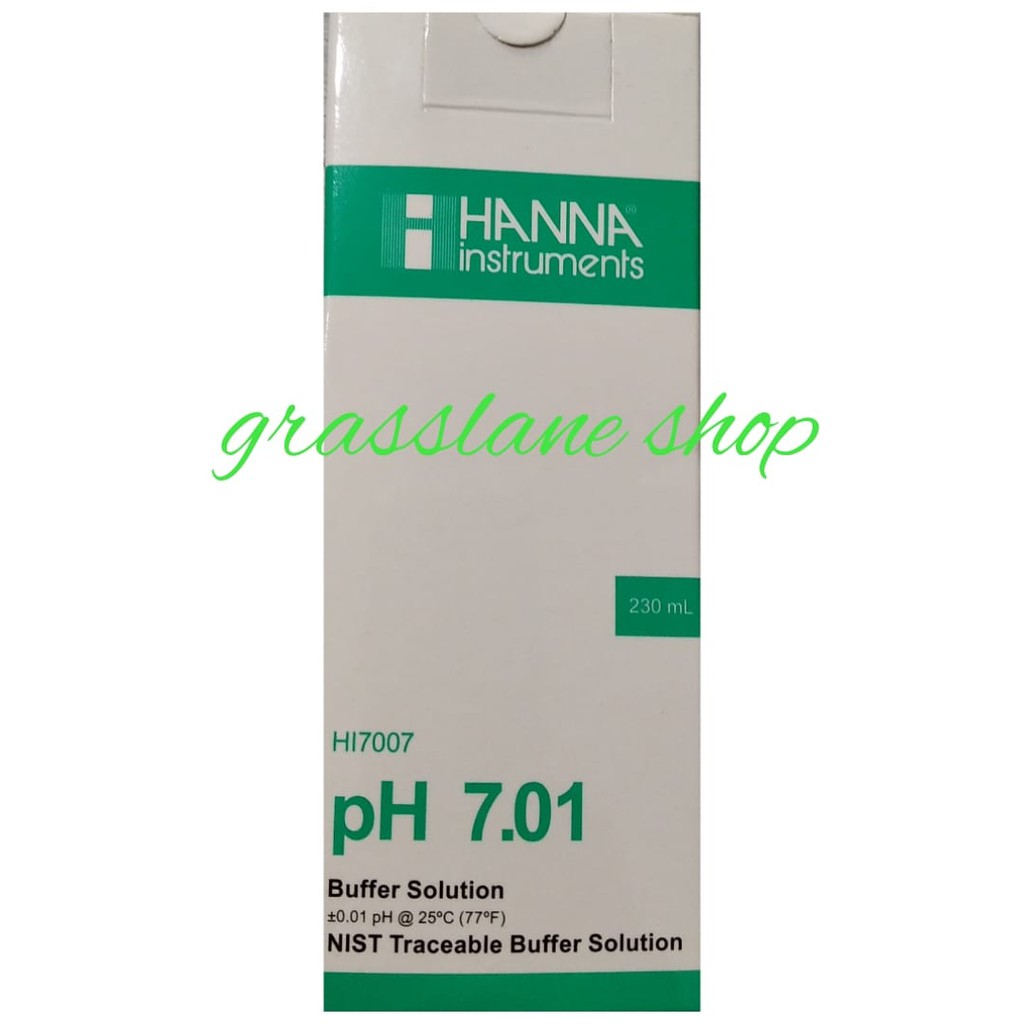 Buffer solution PH 7 HI 7007 M cairan kalibrasi Hanna 230 ml HI7007M