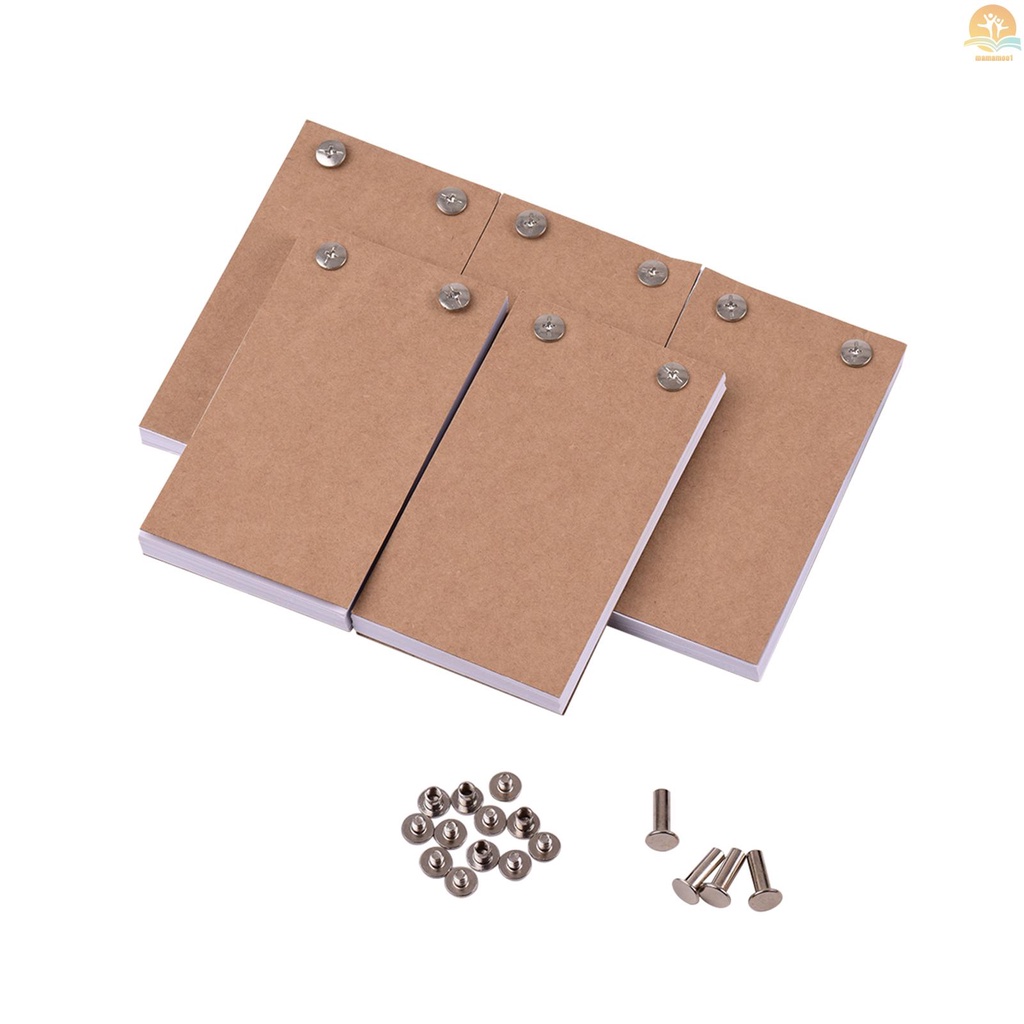 Blank Flip Book Kit with 300 Sheets Animation Paper Flipbook Binding Screws for LED Tracing Light Pad Drawing Sketching Animation Cartoon Creation