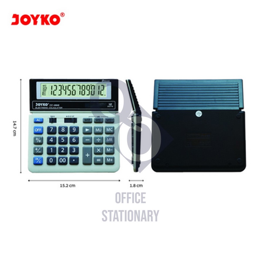 

Kalkulator 12 Digit / Calculator JOYKO CC-868 / Check Correct