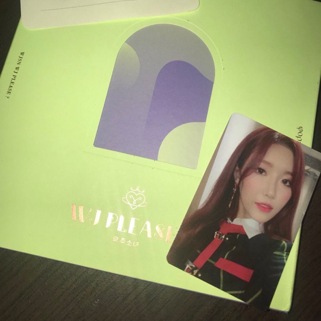 WJSN DAWON PHOTOCARD (WJ PLEASE ALBUM GREEN VERSION)