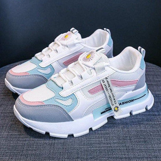 TBIG [COD] Sepatu Sekolah Sneakers Import Shoes MACHI Fashion Wanita Sepatu Korea Style Sekolah Kuliah