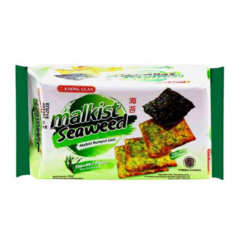 

Khong Guan Malkist Seaweed 135 gr