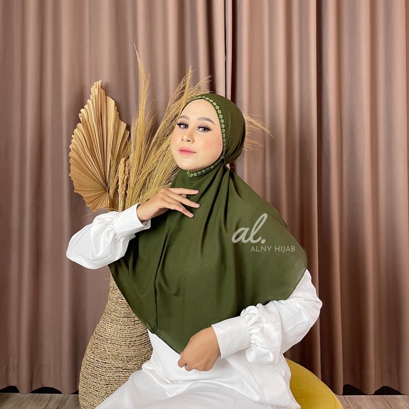 Bergo Melati / bergo maryam renda melati / diamond