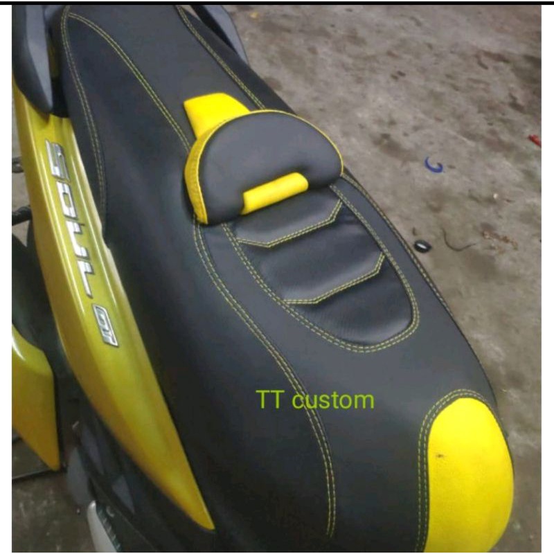 kulit jok motor mio soul Mio M3 / cover jok motor custom
