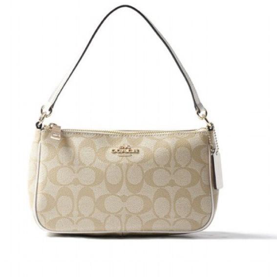жodavж Coach F36674 F58321 Signature Top Handle Mini Handbag Wanita 1 TALI Termurah**