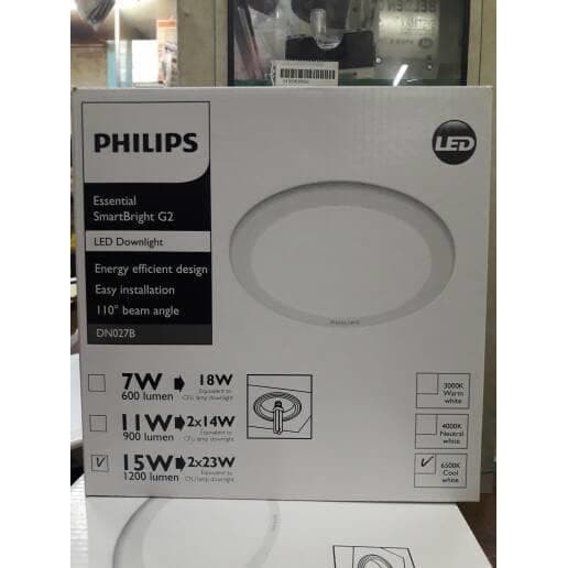 Led Panel Philips 15 watt putih