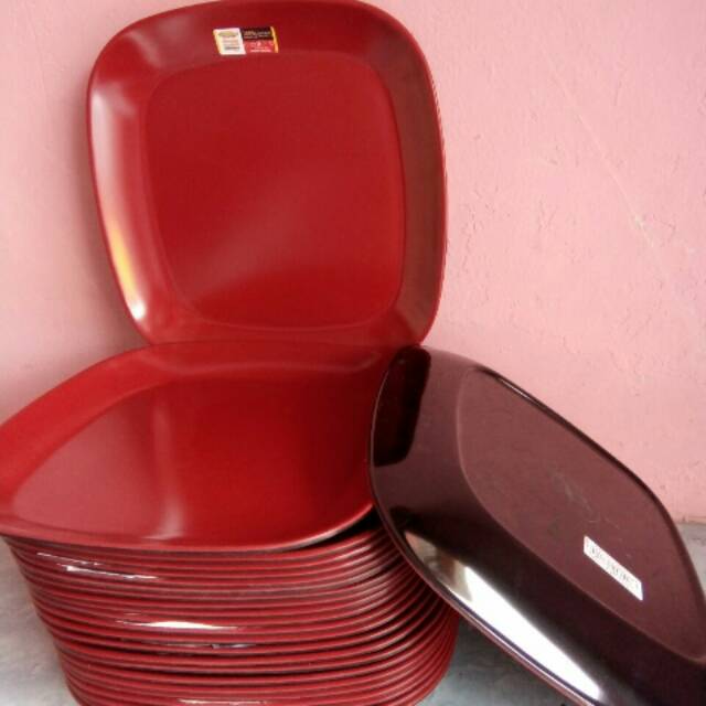 Piring Golden dragon melamin