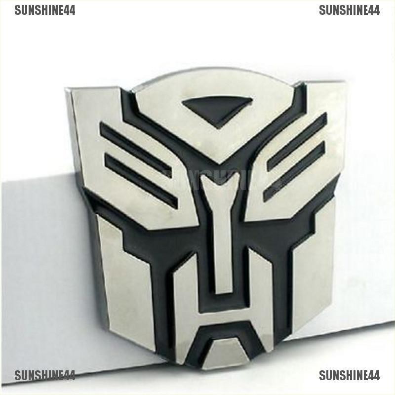 Stiker Emblem Logo Transformers 3d Untuk Mobil