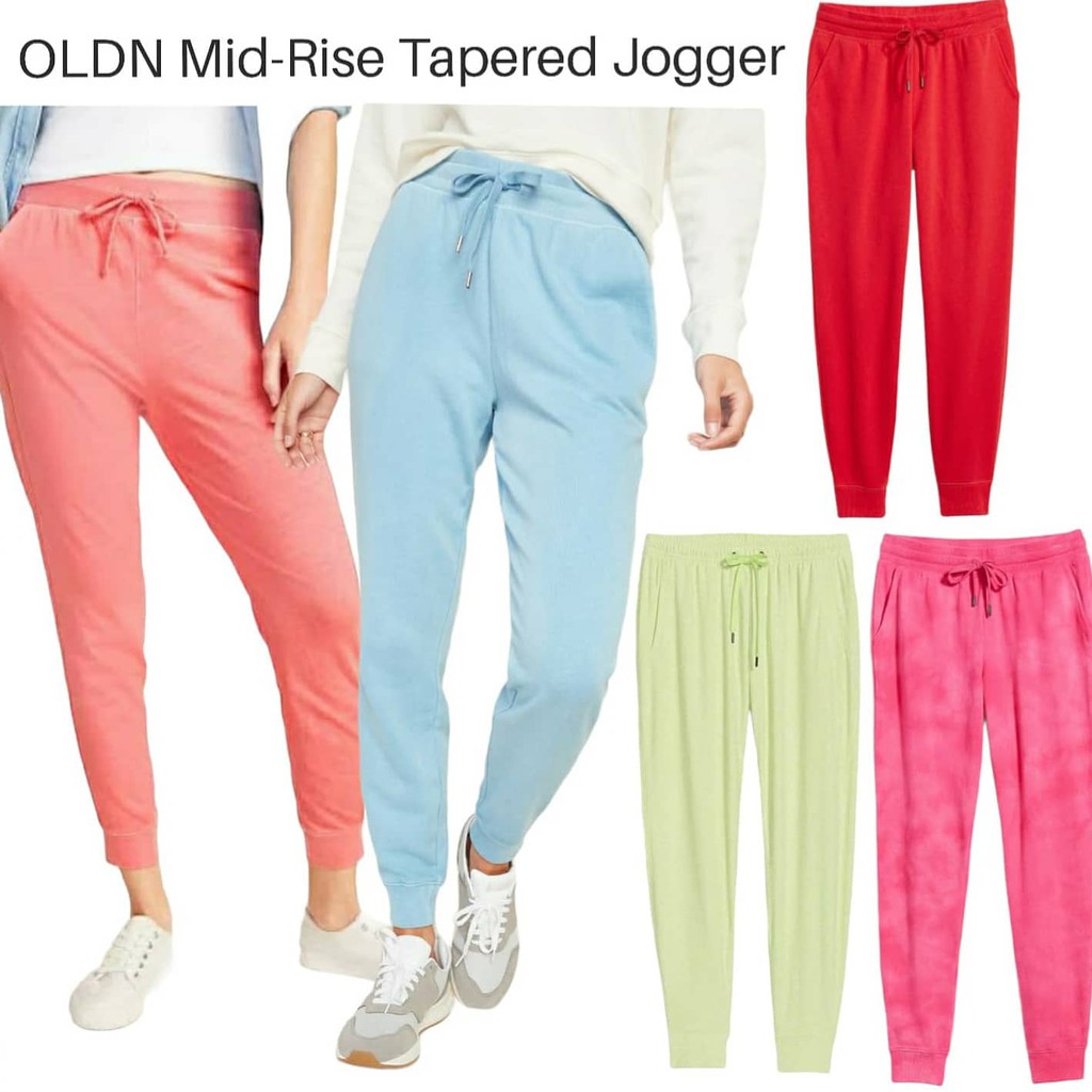 2338 PART 2 OLDN Mid rise Tapered Jogger  Pants  