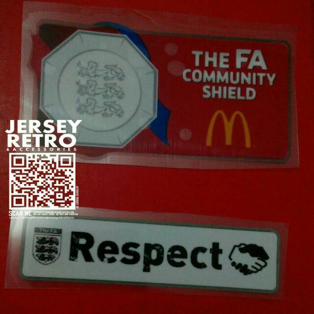 PATCH COMMUNITY SHIELD 2015 2016 2017