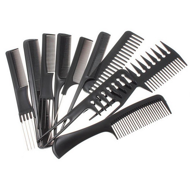 Sisir Rambut 10 Set - 1C1CHBF - Black