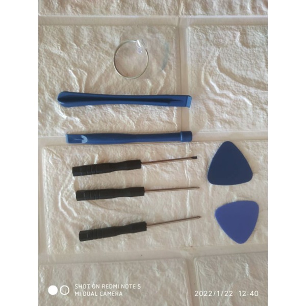 set obeng servise hp android bonus alat congkel lcd