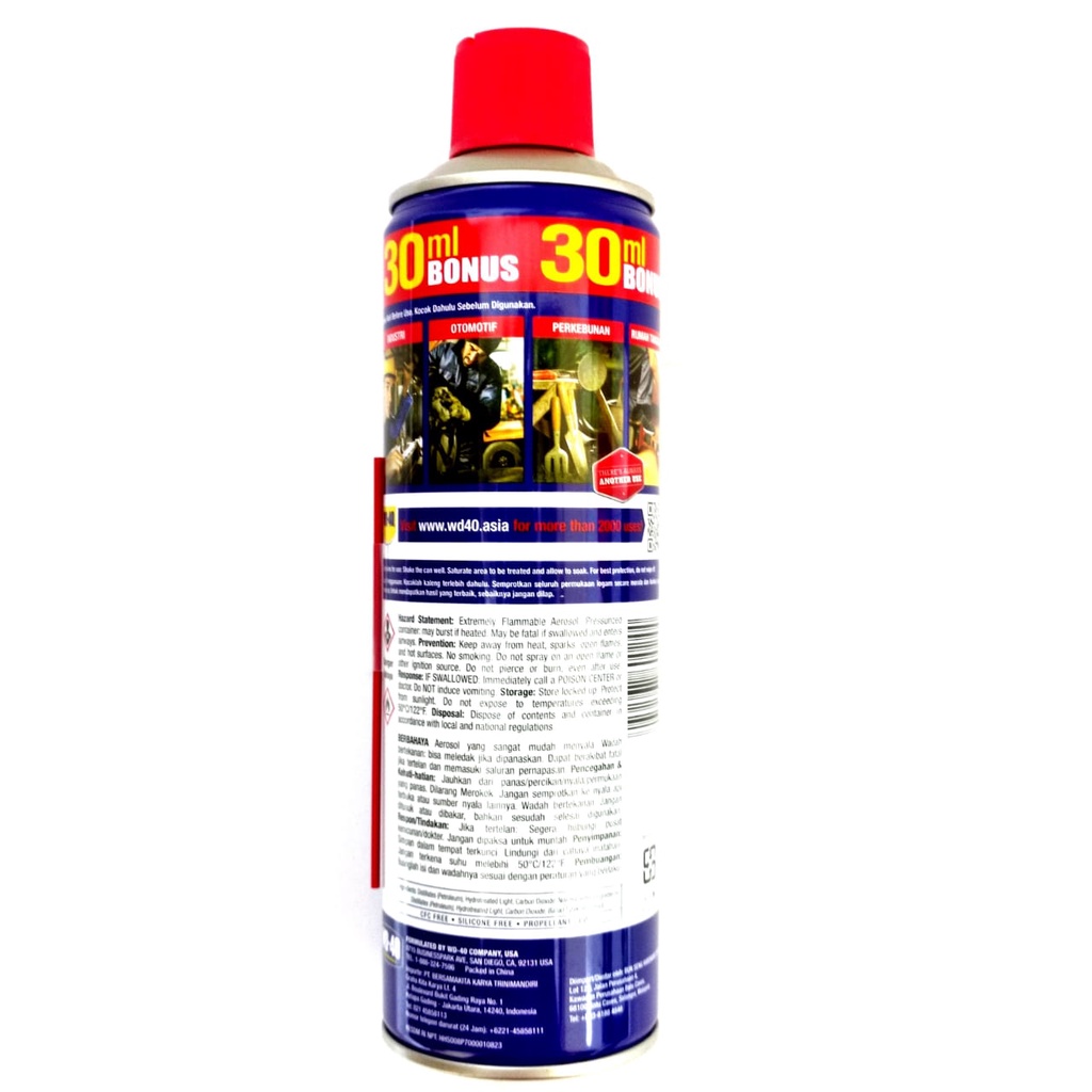 WD40 WD 40 PELUMAS ANTI KARAT 412ML PENGHILANG KARAT KOROSI BUNYI DLL