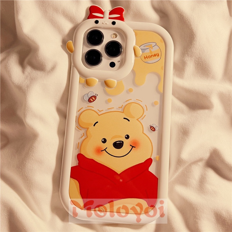 Soft Case TPU Motif Desney Winnie the Pooh Untuk IPhone 11 13 12 14 Pro MAX 6 6S Plus XR X 7 8 14 Plus XS MAX SE 2020