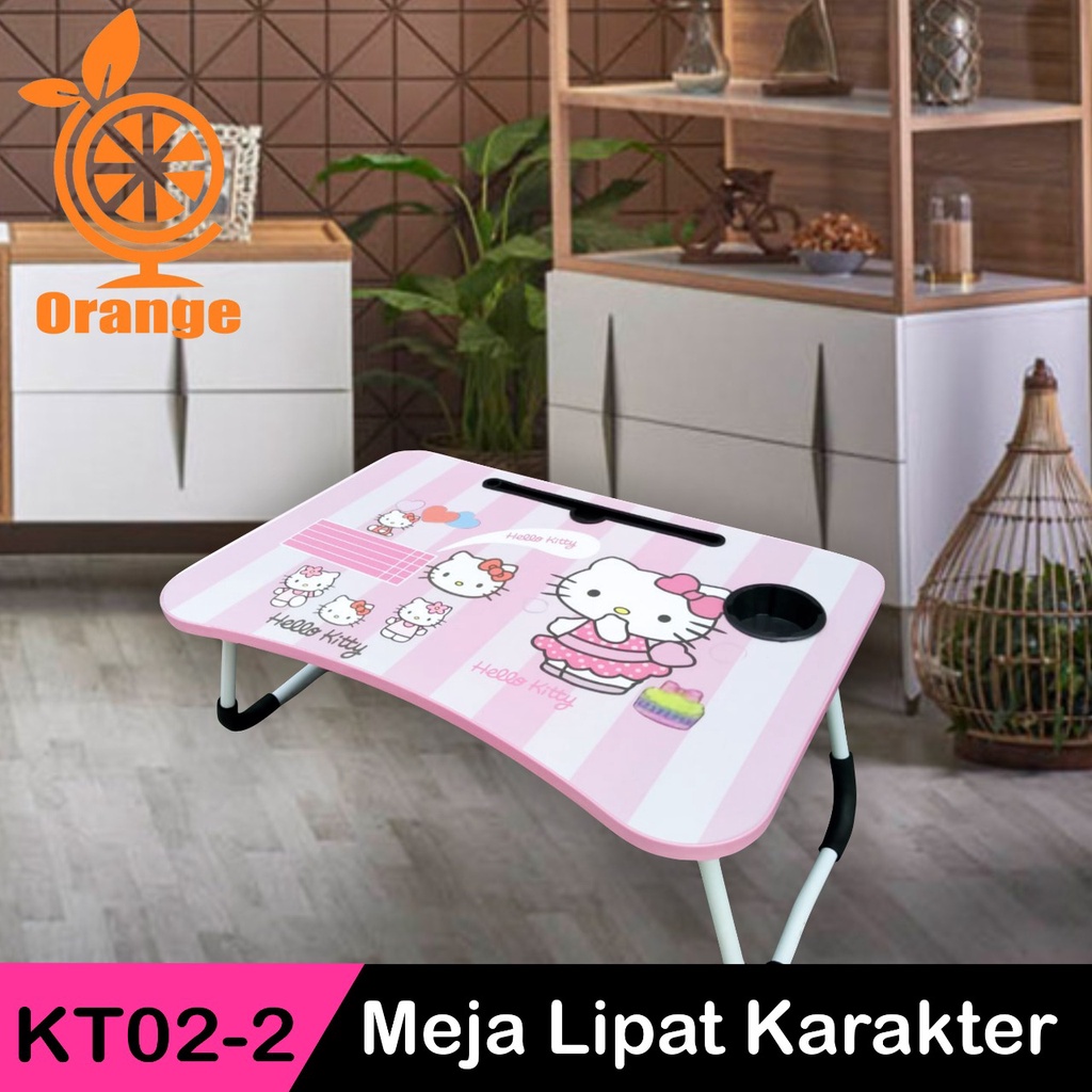 Meja Lipat Laptop Karakter Meja Belajar Anak Meja Portable Meja Lipat Serbaguna WFS