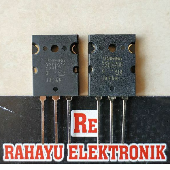 TRANSISTOR TOSHIBA A1943 C5200 LOT 918 A 1 PASANG