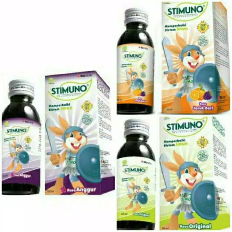 Stimuno syrup 100ml | Multivitamin daya tahan tubuh anak | Stimuno