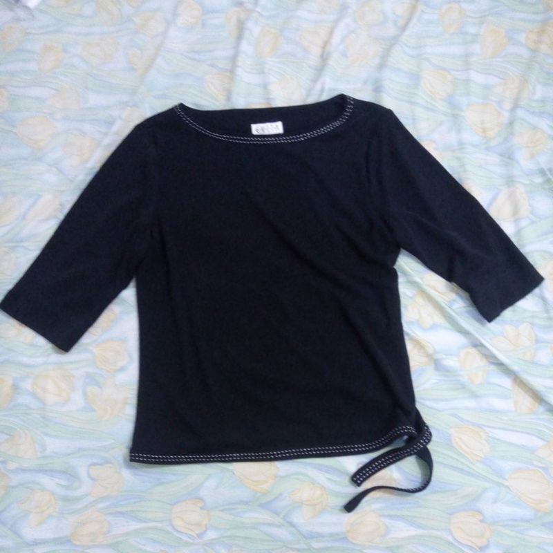 Preloved Evita Black Blouse XXL (Jual rugi)