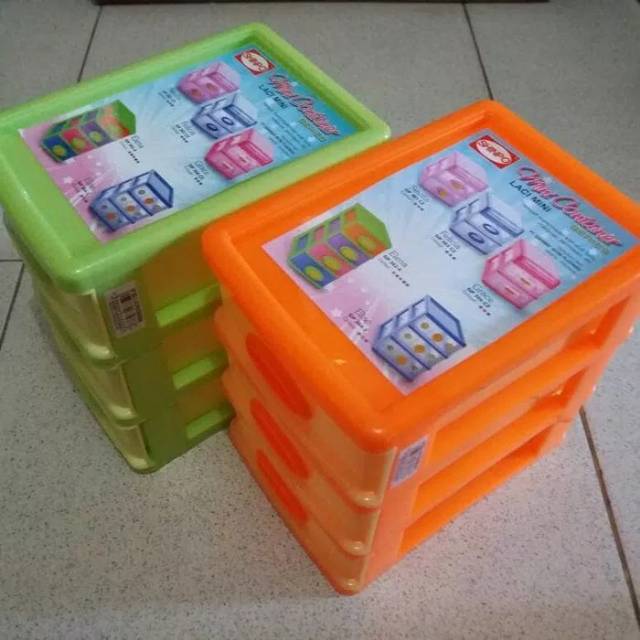 Laci Susun 3 Kecil SHINPO SIP 363-3 / Laci Mini Container Shinpo / Kotak Obat