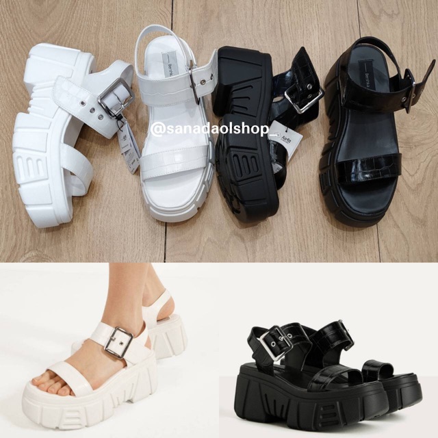 bershka platform sandals
