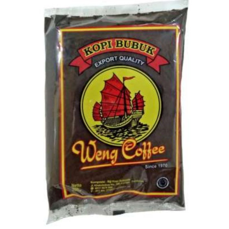 

Weng Coffee / Kopi Bubuk Weng Coffee 200gr