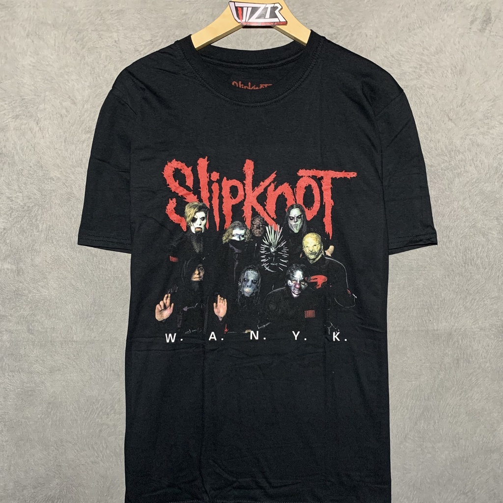 T Shirt Band Official SLIPKNOT - WANYK LOGO Original
