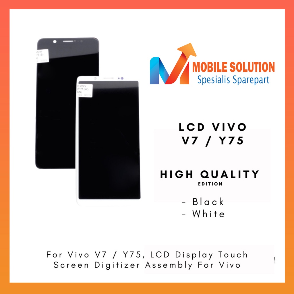 Grosir LCD Vivo V7  LCD Vivo Y75 ORIGINAL 100% Fullset Touchscreen Garansi 1 Bulan + Packing / Bubbel