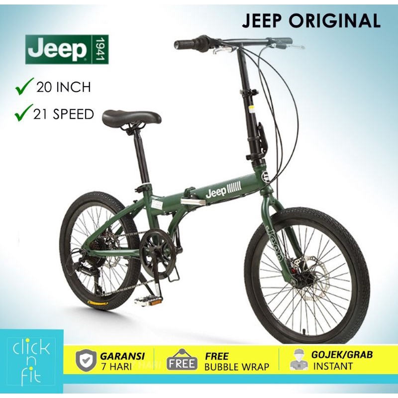 sepeda Lipat jeep 20 inch