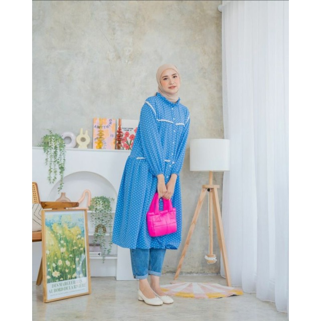 Midi Aleta Lovina Blue Haidee Orlin / Preloved Good Haidee & Orlin / Preloved Haidee Orlin / Haidee 