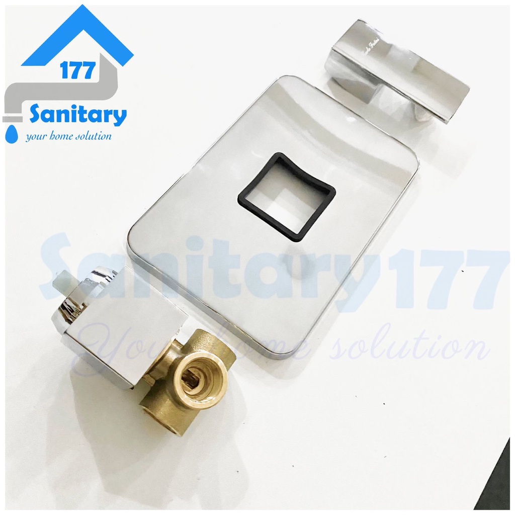 Kran Mixer Shower tanam kotak minimalis 108C-keran air Panas dingin Kuningan brass faucet shower ground wall