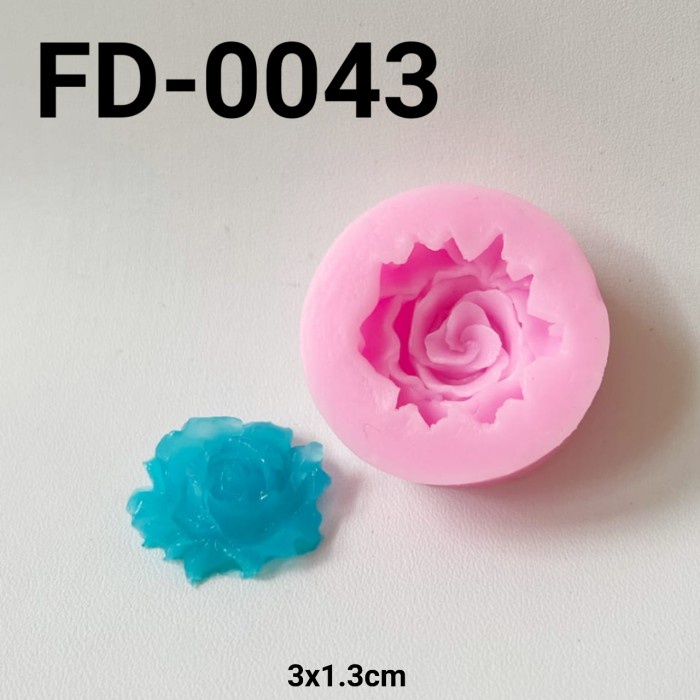

FD-0043 CETAKAN SILIKON PUDDING COKLAT FONDANT BUNGA MAWAR ROSE GRATIS ONGKIR