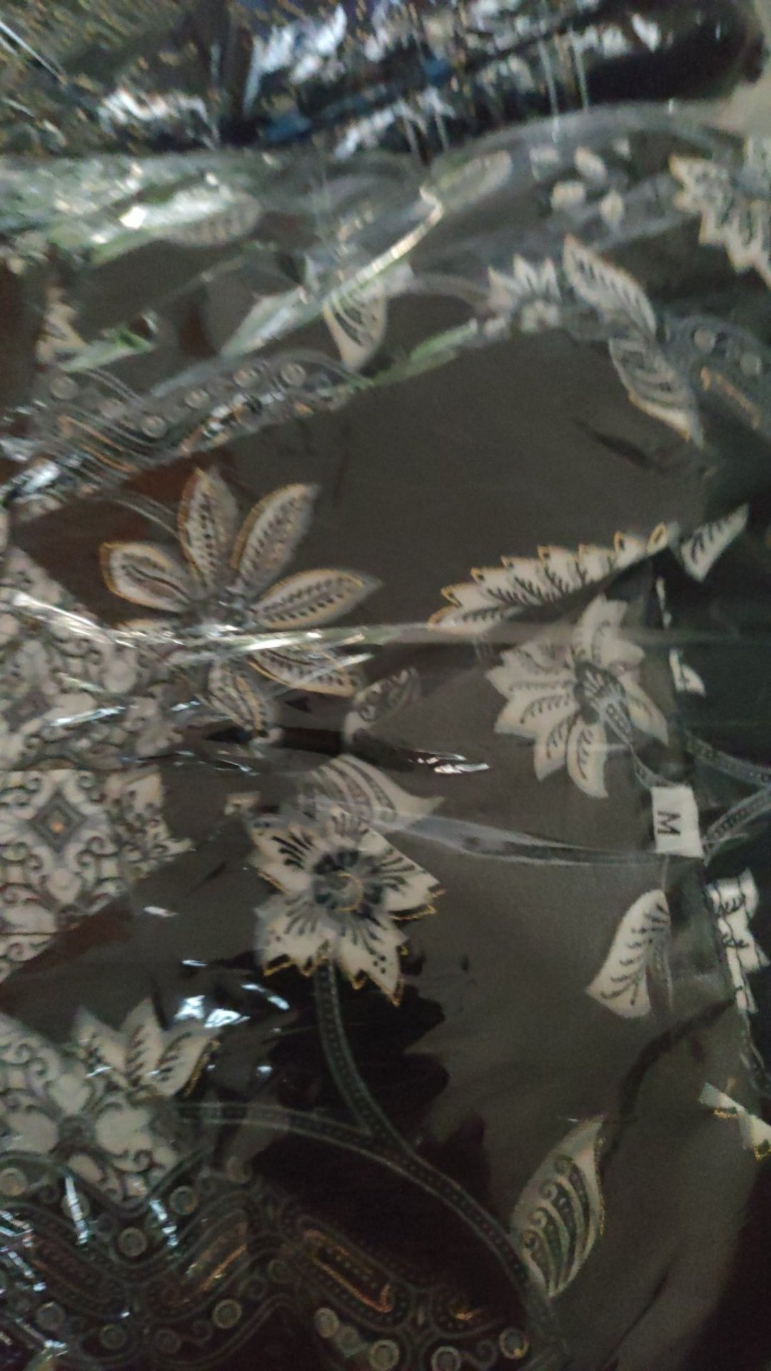 Wm>couple Batik Lengan Panjang Hem Lengan Panjang Couple Keluarga Couple Paya Gold