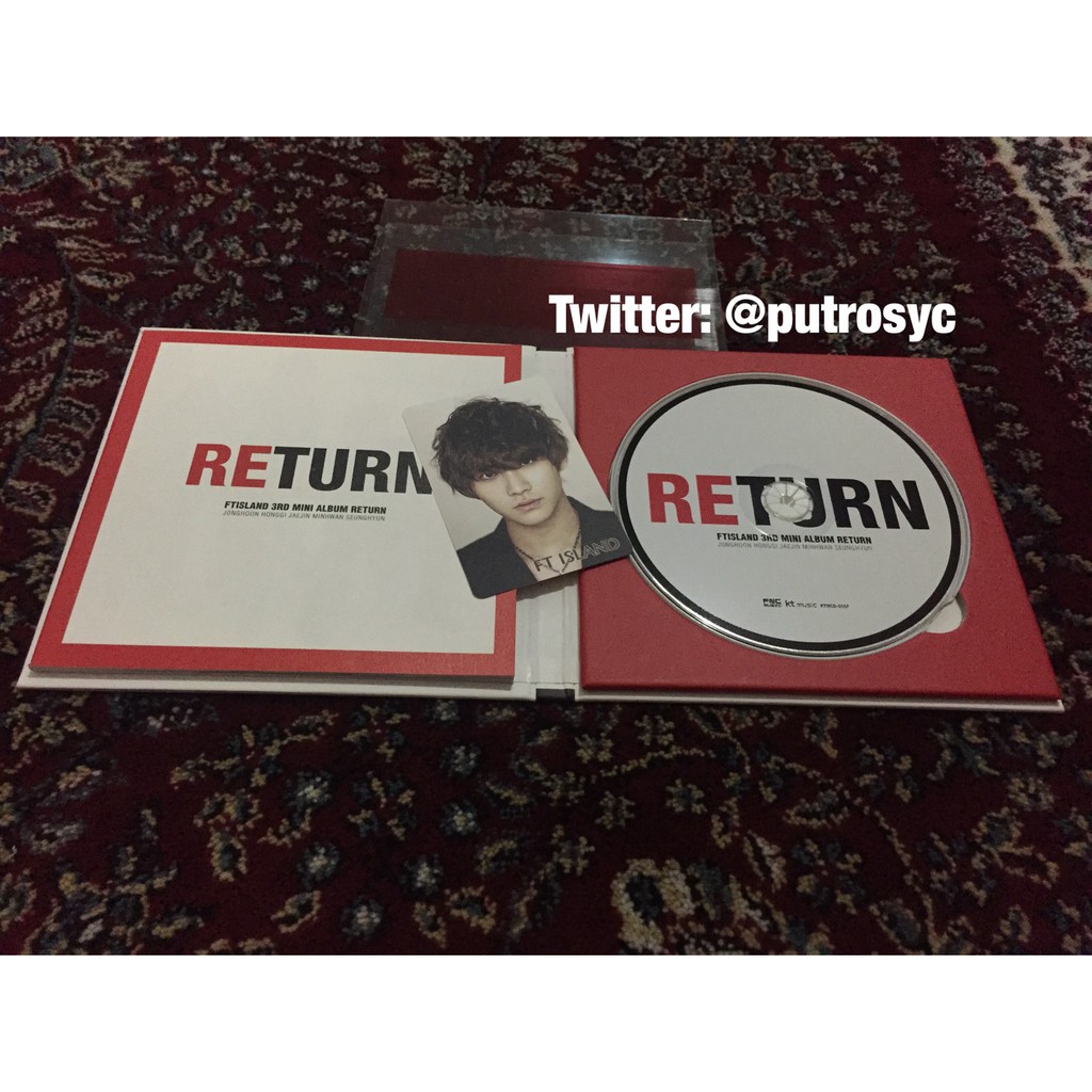 FT ISLAND - Return 3rd Mini Album + Poster