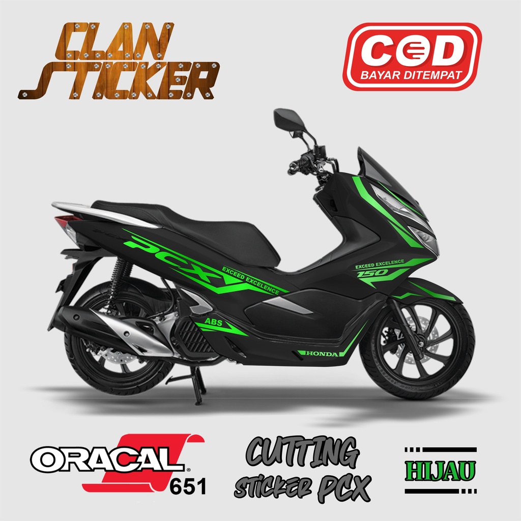 Cutting Sticker PCX 150 Abs Striping Stiker Aksesoris Motor Honda Kode 03 Lis Body Variasi 160 Terba