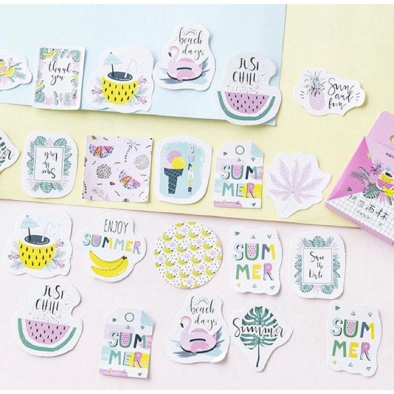 

45 pcs Aesthetic sticker cute