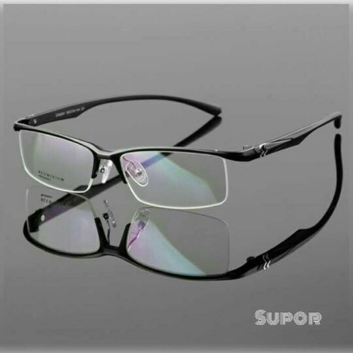 Frame kacamata HF3   Lensa Leinz Photochromic Minus Tinggi