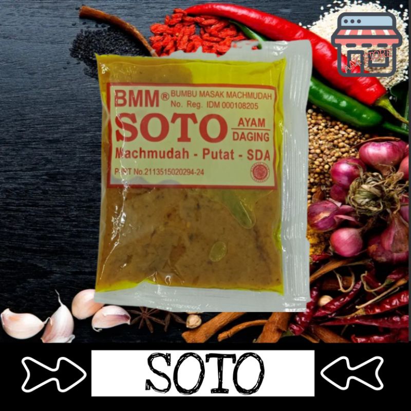 

bumbu masak machmudah Soto ||Bumbu Masak Machmudah (BMM)