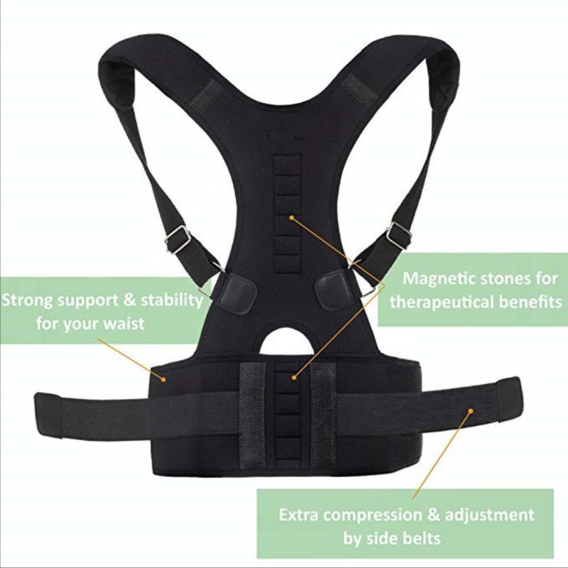 POSTURE CORRECTOR MAGNETIC KORSET Penegak Punggung Penyangga Punggung Magnet Alat Terapi Punggung