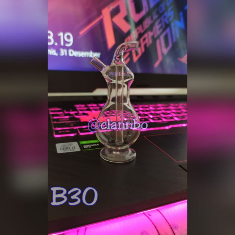 Ready Full Set Tabung Kaca Tipe B030 Toko Accesories Bong