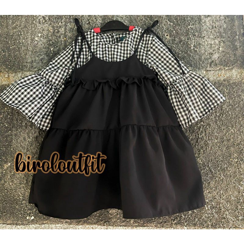 alyafa midi dres kids 1-8 tahun/dres anak/pakaian anak biroloutfit