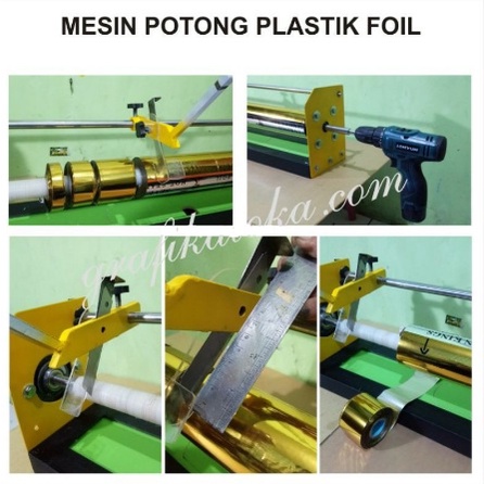 Mesin Potong Plastik Foil Hotprint Roll 64CM