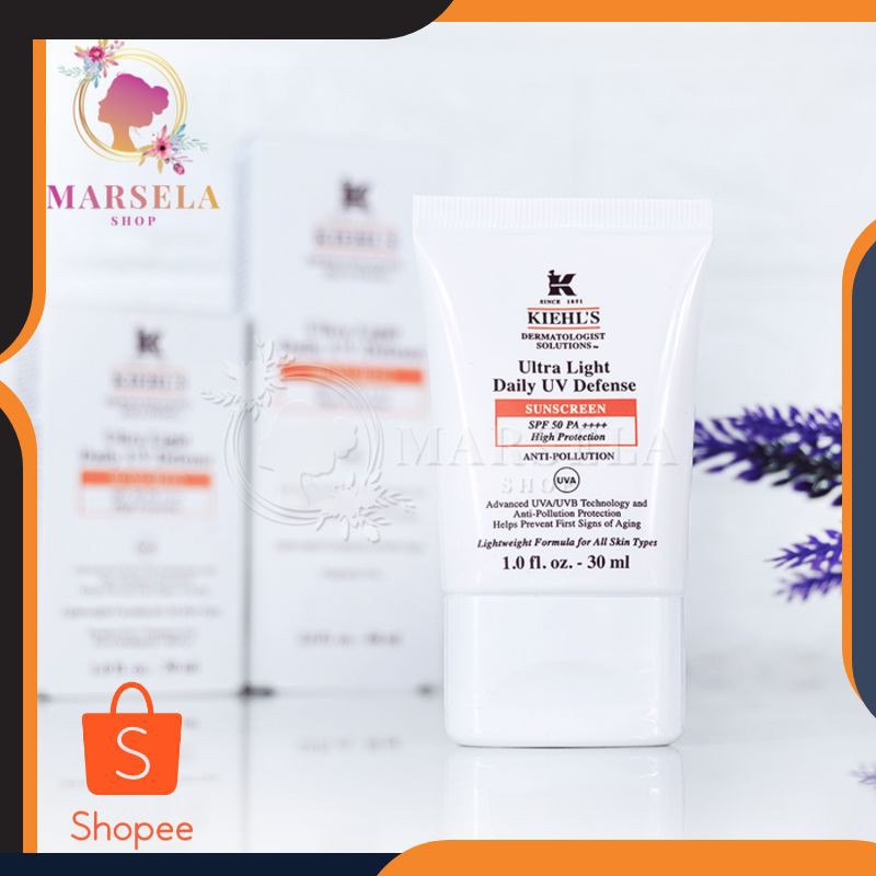 [PROMO] Kiehls Ultra Light Daily UV Defense Sunscreen SPF 50 Sunblock 30ml - Fullsize 30ml