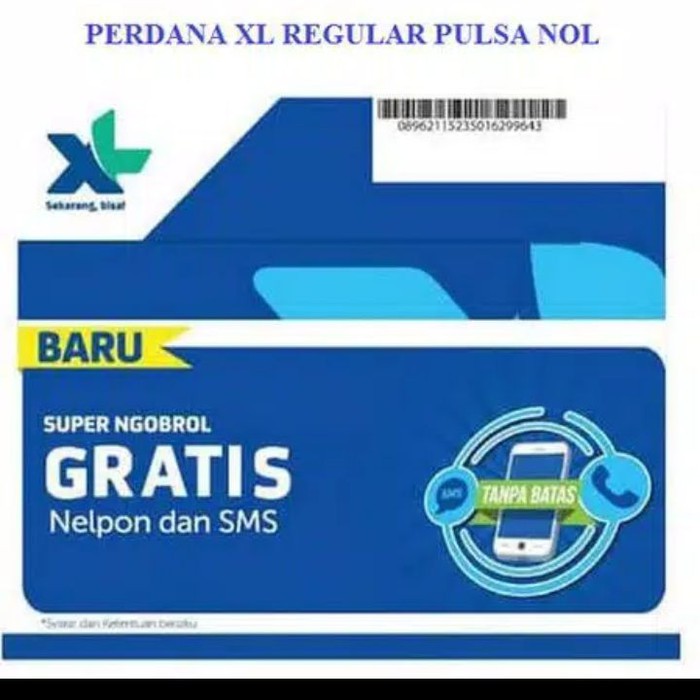 Kartu Perdana XL 4G Segel baru