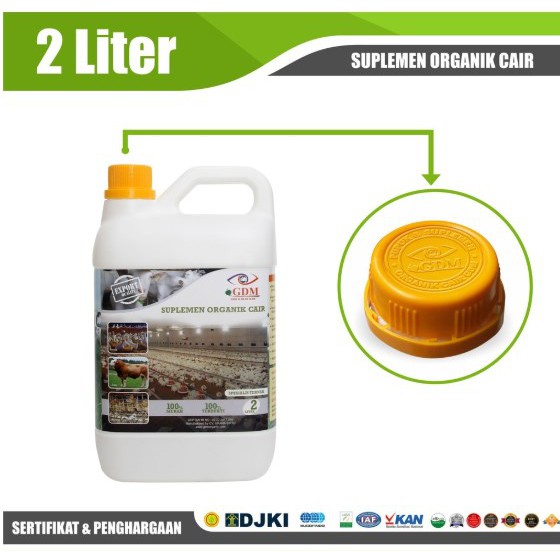 Suplemen Organik GDM Untuk Peternakan 2 Liter