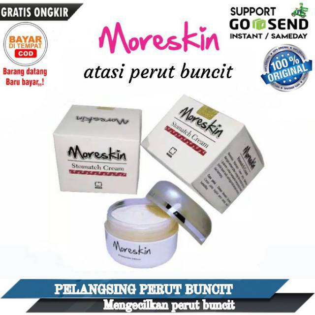 pengecil perut buncit pria wanita susut perut moreskin stomach cream